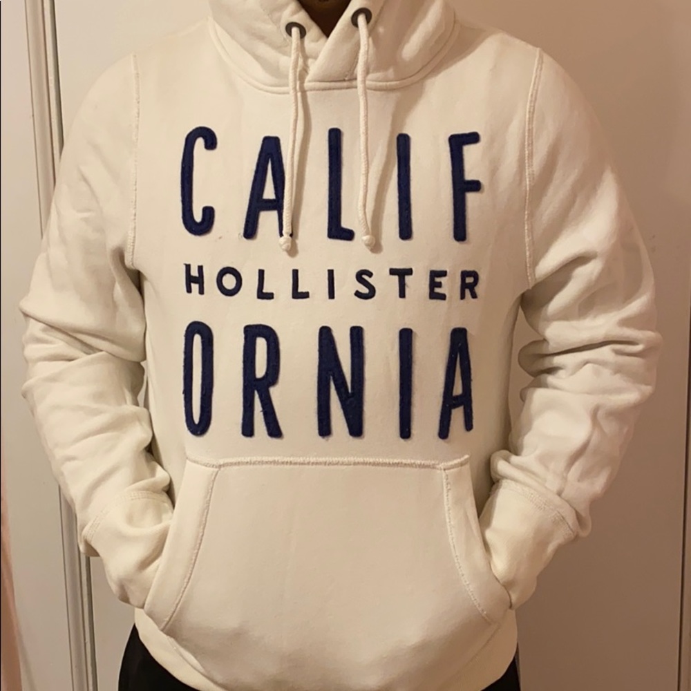 White Hollister Hoodie